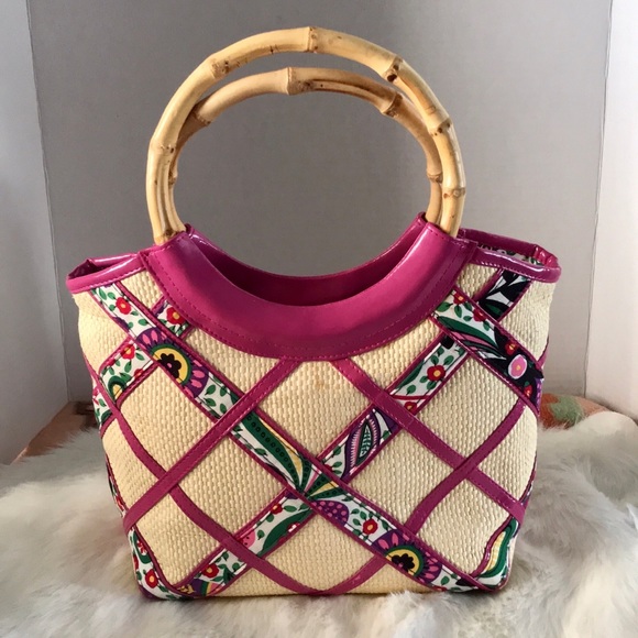 Vera Bradley Handbags - VERA BRADLEY NEVER USED BAMBOO HANDLE  BAG